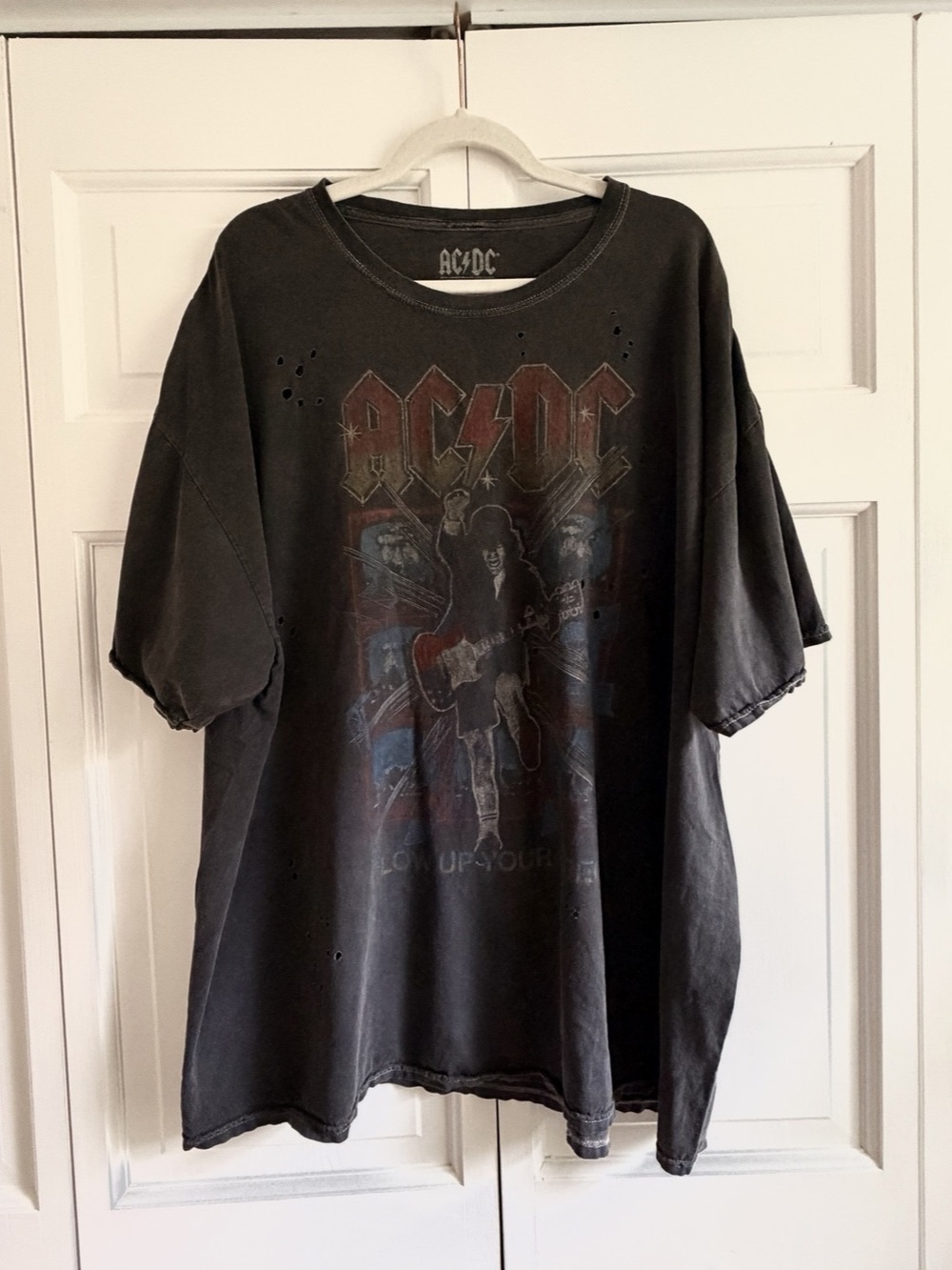 Urban Outfitters AC/DC Rock or Bust Graphic Tee Black XL